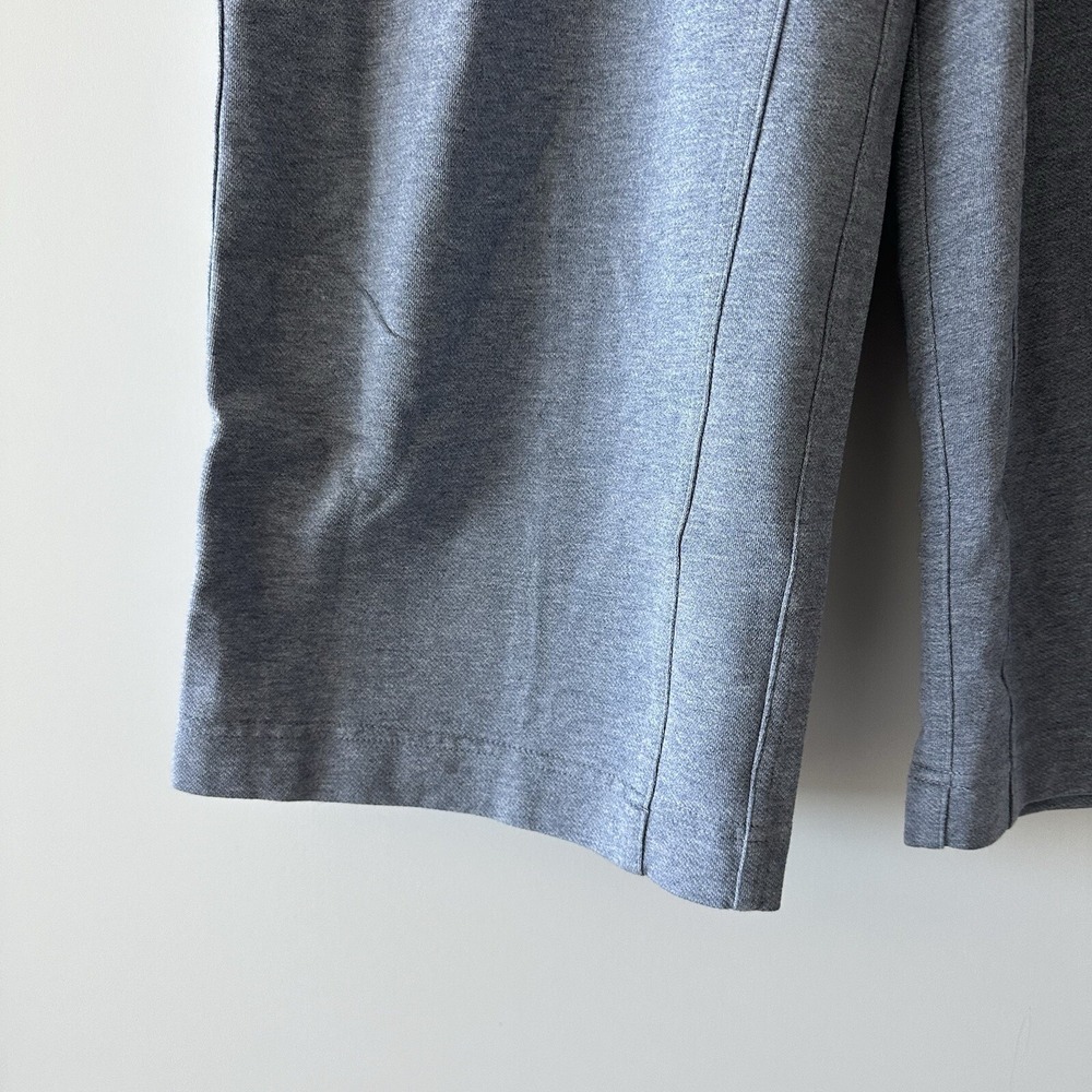 Athleta Light Blue Farallon Heathered Wide Crop Pants Women's Size 0 - Picture 6 of 10